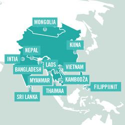 Asien Map