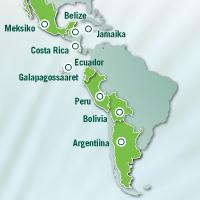 Latinamerika Map